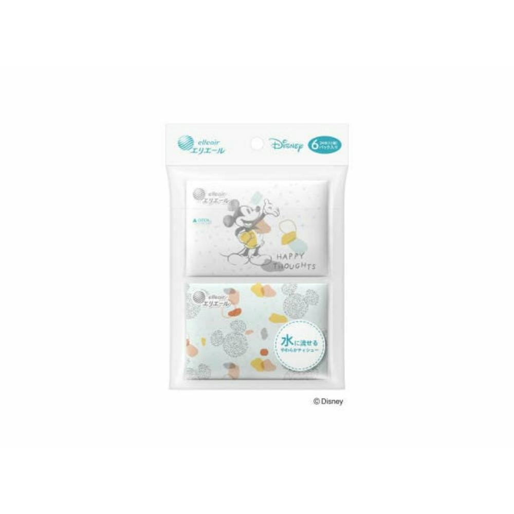 Ｅディズニーポケット流せるＣ １２Ｗ６Ｐ ×1点 ＃hrm-4902011824780 紙製品