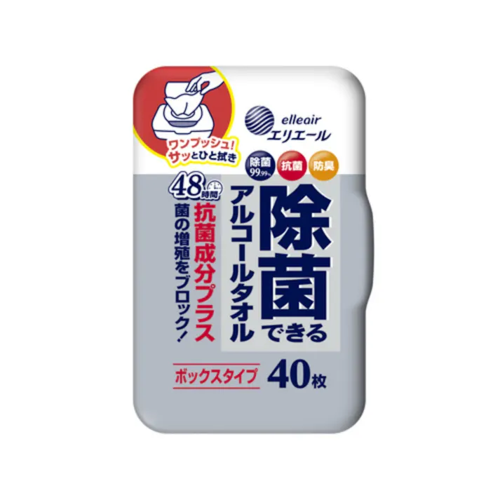 E除菌できる抗菌成分プラスボックス本体40枚 ×1点【送料込み】 #hrm-4902011831795