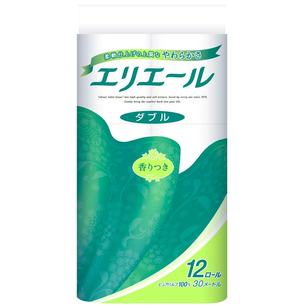 エリエールトイレットティシュー12Rダブル × 6点 #hrm-4902011729245 紙製品 エリエールトイレットティシュー12Rダブル × 6点 #hrm-4902011729245 紙製品