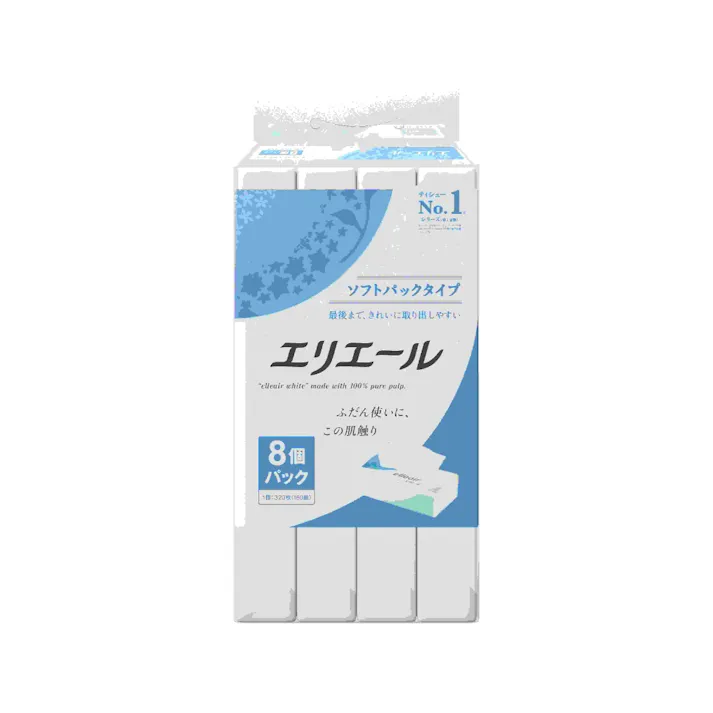 エリエールティシューソフトパック160W8P ×1点【送料込み】 #hrm-4902011108552