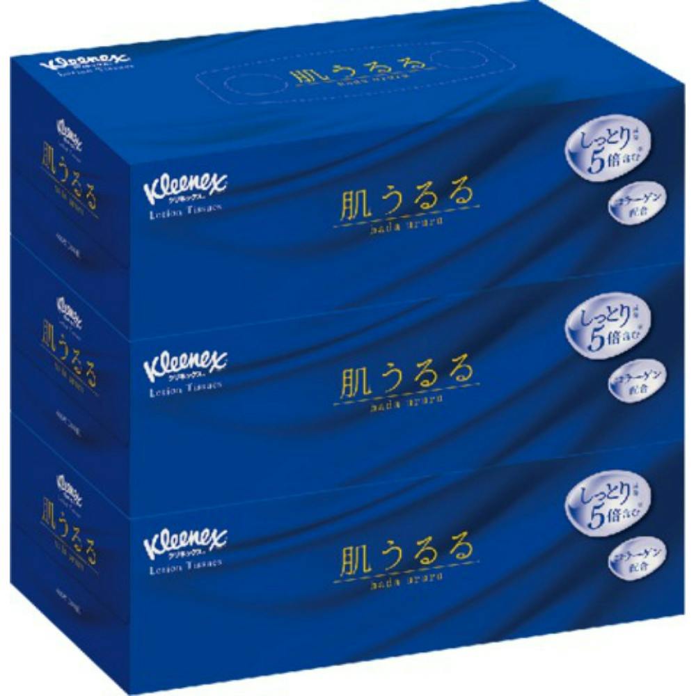KLXティシューローション肌うるる3箱パック × 10点 #hrm-4901750480028 紙製品 KLXティシューローション肌うるる3箱パック × 10点 #hrm-4901750480028 紙製品