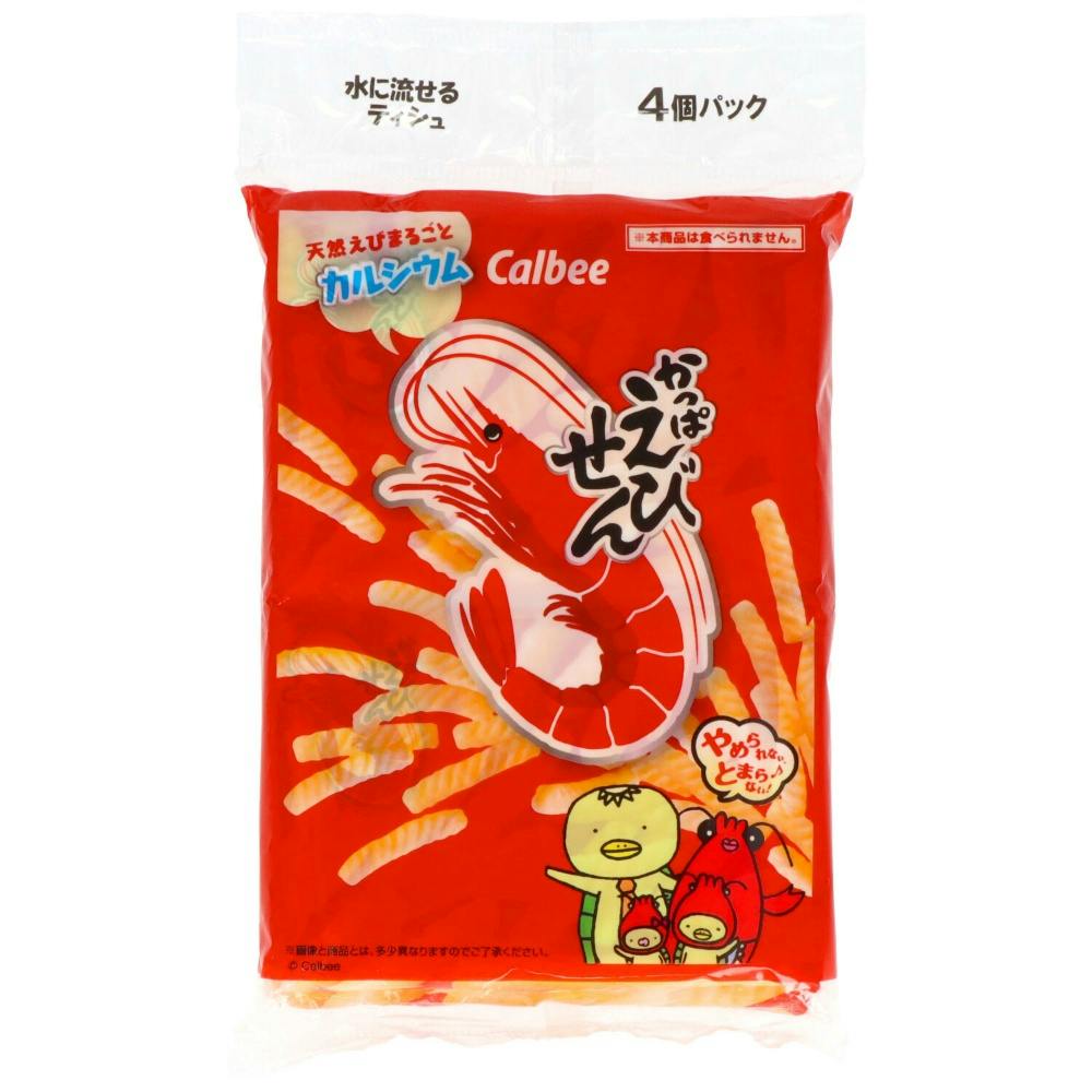 かっぱえびせん4個 × 10点 #hrm-4570118051394 紙製品 かっぱえびせん4個 × 10点 #hrm-4570118051394 紙製品