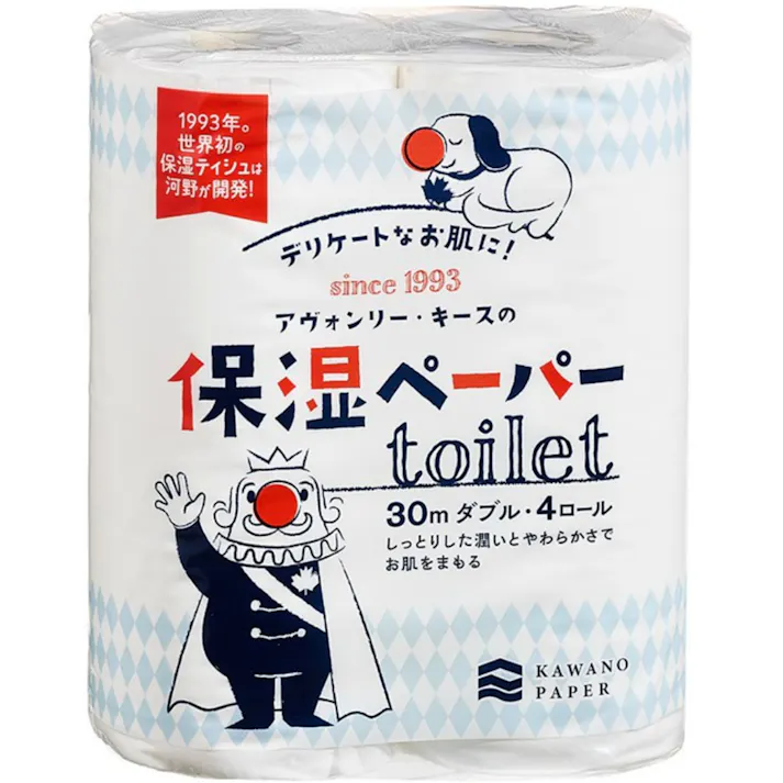 【10点まとめ買い】アヴォンリーキース保湿ペーパートイレット30mダブル4R × 10点【送料込み】 #hrm-4901451164623