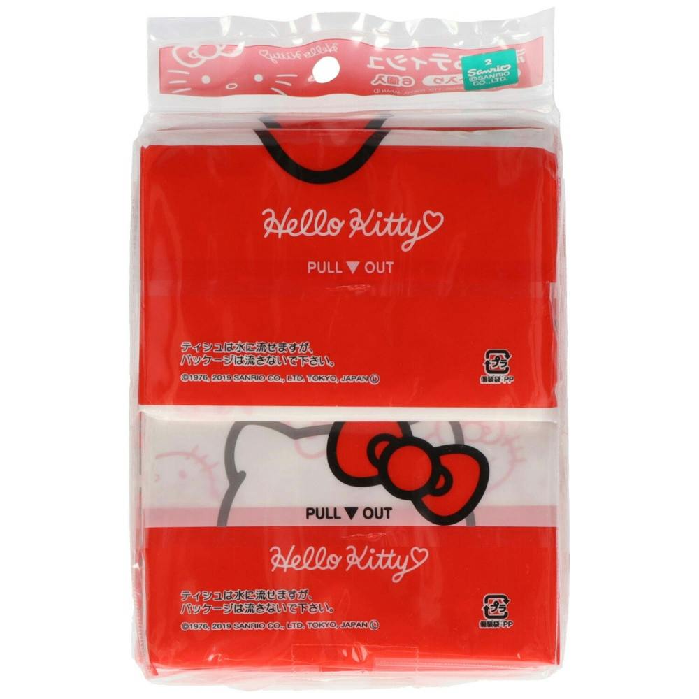 キティプリント6P（ポケットティッシュ） ×1点【送料込み】 ＃hrm