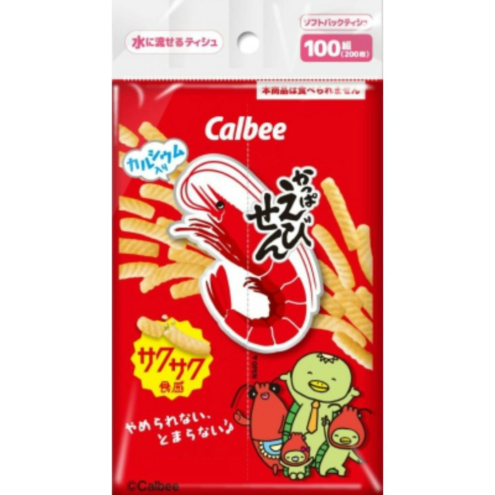 カルビー かっぱえびせん ソフトパックティシュ100組 ×1点 #hrm-4570118198716 紙製品 カルビー かっぱえびせん ソフトパックティシュ100組 ×1点 #hrm-4570118198716 紙製品