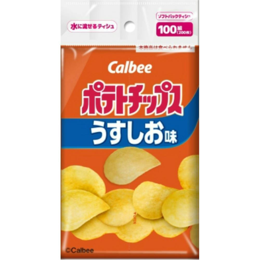 カルビー ポテトチップス ソフトパックティシュ100組 ×1点 #hrm-4570118198709 紙製品 カルビー ポテトチップス ソフトパックティシュ100組 ×1点 #hrm-4570118198709 紙製品