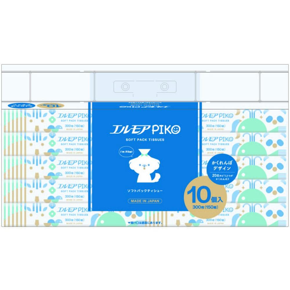 【12点まとめ買い】エルモア ピコ ソフトパックティシュー × 12点【送料込み】 ＃hrm-4971633004443