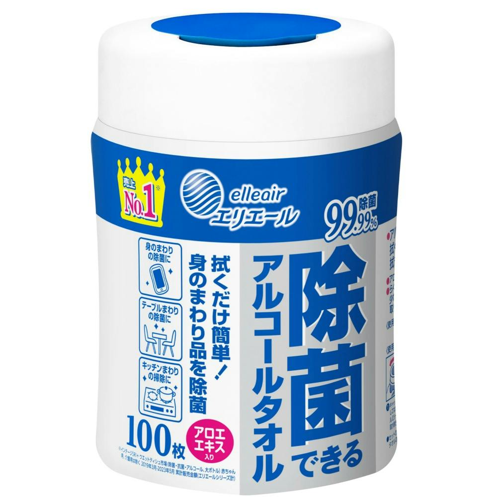 エリエール除菌アルコールタオル本体100枚 ×1点 #hrm-4902011731118 紙製品 エリエール除菌アルコールタオル本体100枚 ×1点 #hrm-4902011731118 紙製品