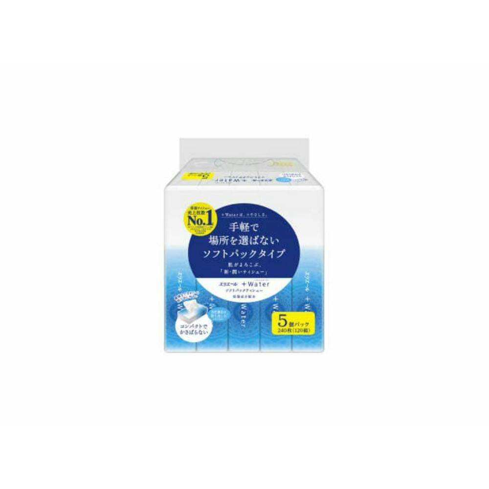 エリエール+Waterソフトパック120W5P ×1点 #hrm-4902011717082 紙製品 エリエール+Waterソフトパック120W5P ×1点 #hrm-4902011717082 紙製品