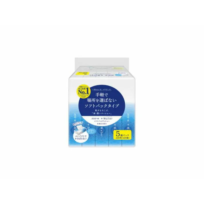 エリエール+Waterソフトパック120W5P ×1点【送料込み】 #hrm-4902011717082