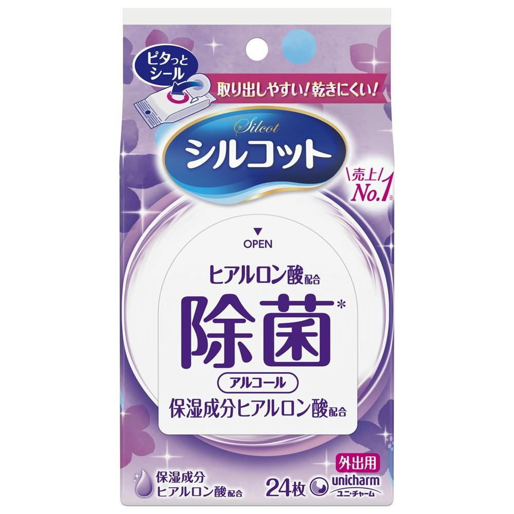 シルコット アルコール除菌ウエットティッシュ外出用24枚×6点セット #hrm-4903111404452 ウェットティッシュ シルコット アルコール除菌ウエットティッシュ外出用24枚×6点セット #hrm-4903111404452 ウェットティッシュ