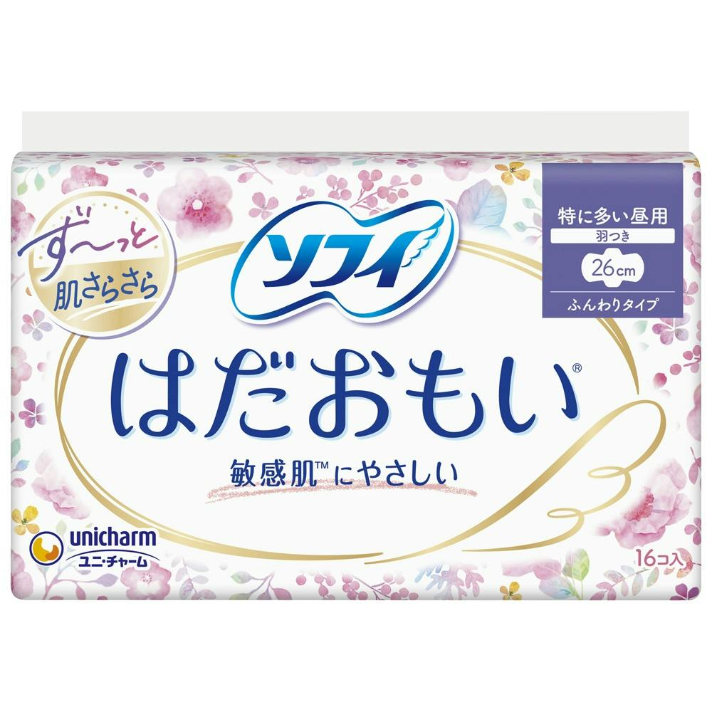 ソフィはだおもい特に多い昼用260羽つき16枚 × 18点 #hrm-4903111364275 生理用品 ソフィはだおもい特に多い昼用260羽つき16枚 × 18点 #hrm-4903111364275 生理用品