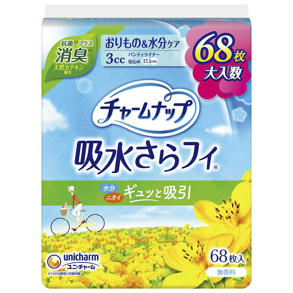【50cc】ユニチャーム チャームナップ 吸水さらフィ 76枚入り×６袋分 楽天市場】ユニチャーム チャームナップ 吸水さらフィ 50cc 中量
