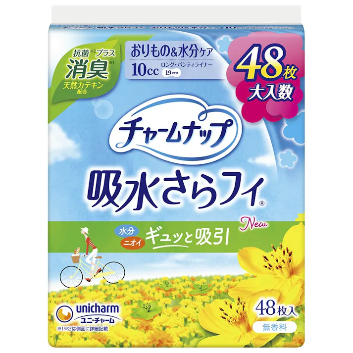 【12点まとめ買い】チャ-ムナップ吸水さらフィロングPL消臭48枚 × 12点【送料込み】 #hrm-4903111556281