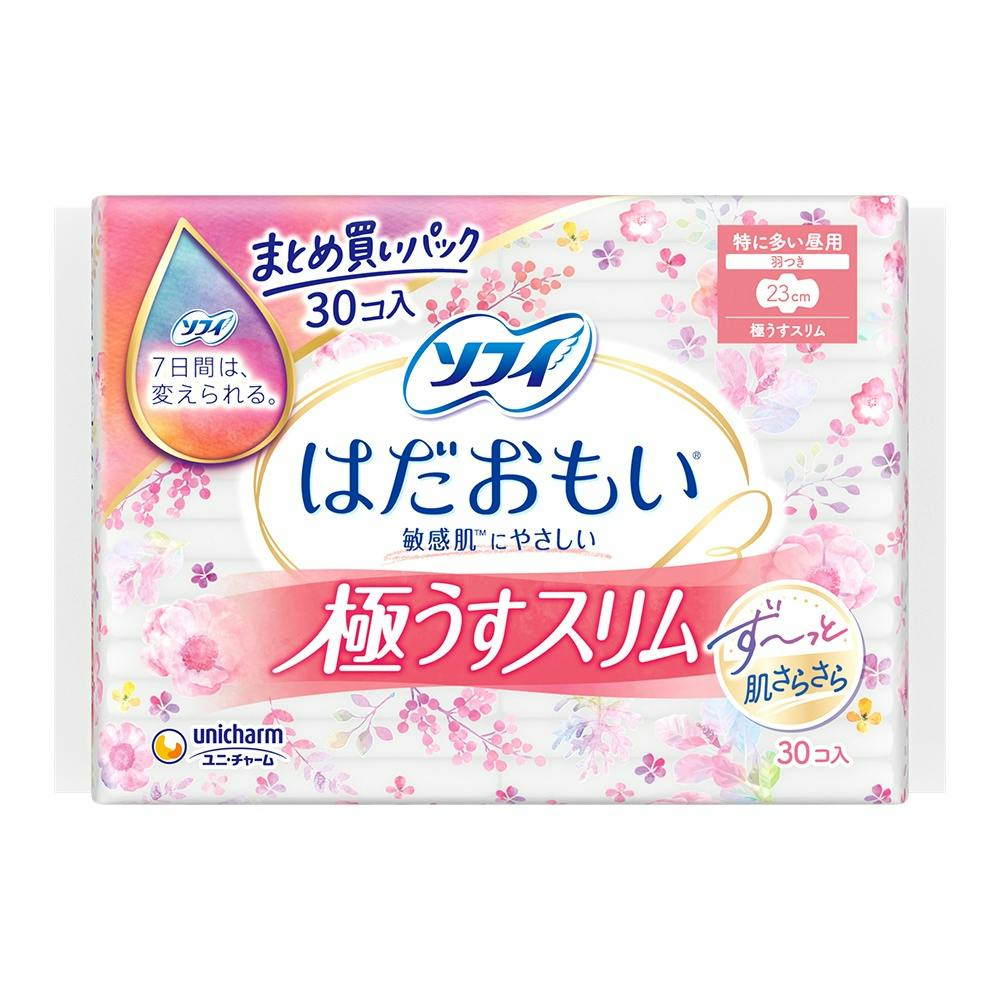 ソフィはだおもい極うすスリム特に多い昼用230羽つき30枚 × 12点 #hrm-4903111340286 生理用品 ソフィはだおもい極うすスリム特に多い昼用230羽つき30枚 × 12点 #hrm-4903111340286 生理用品