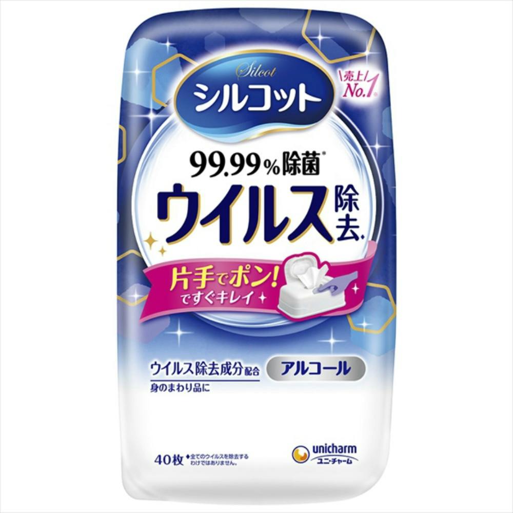 シルコット ウイルス除去 本体 40枚 ×1点 #hrm-4903111462421 ウェットティッシュ シルコット ウイルス除去 本体 40枚 ×1点 #hrm-4903111462421 ウェットティッシュ