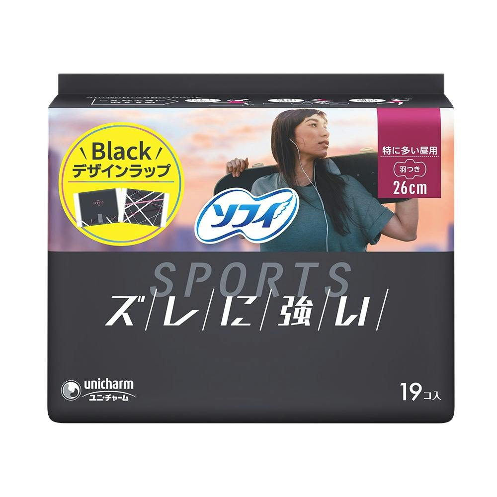 ソフィSPORTS260羽つき19枚 × 24点 #hrm-4903111314171 生理用品 ソフィSPORTS260羽つき19枚 × 24点 #hrm-4903111314171 生理用品