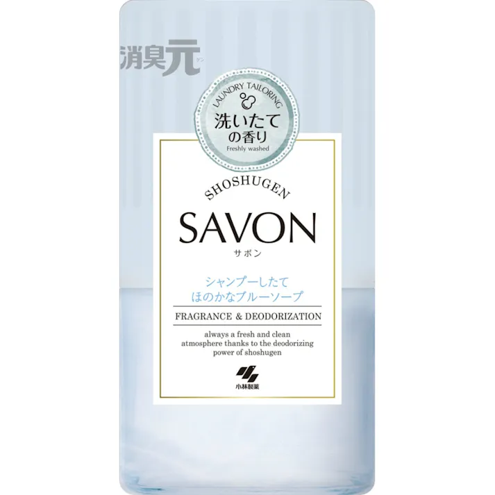 【16点まとめ買い】消臭元SAVON 洗濯したてほのかなブルーソープ 400ml × 16点【送料込み】 #hrm-4987072087541