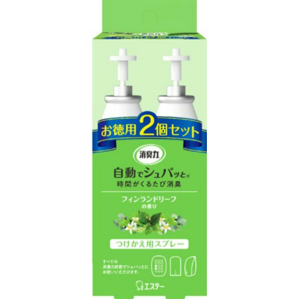 消臭力 自動でシュパッとかえ２ＰＦＬリーフ７８ml ×1点【送料込み】 ＃hrm-4901070129065