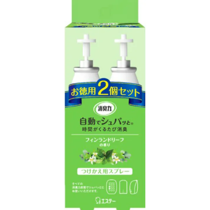 消臭力 自動でシュパッとかえ2PFLリーフ78ml ×1点【送料込み】 #hrm-4901070129065