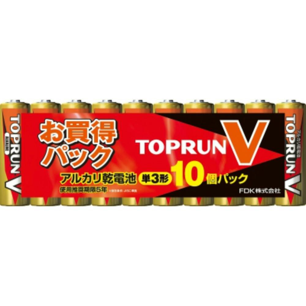 FDK アルカリ単3・10個 LR6（10S）TOPV2 ×1点【送料