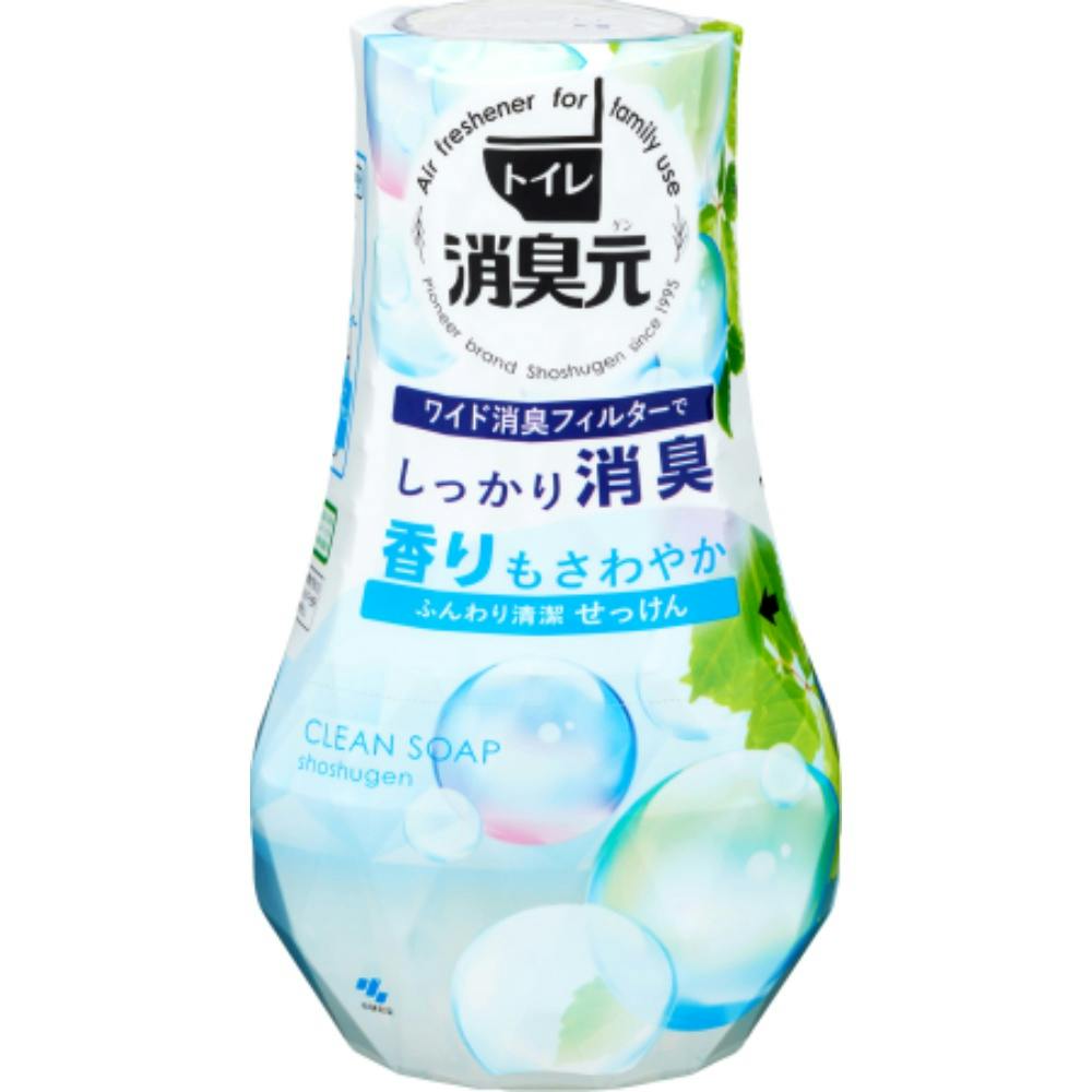 トイレの消臭元ふんわり清潔せっけん400ml × 16点 #hrm-4987072029626 芳香剤・消臭剤 トイレの消臭元ふんわり清潔せっけん400ml × 16点 #hrm-4987072029626 芳香剤・消臭剤