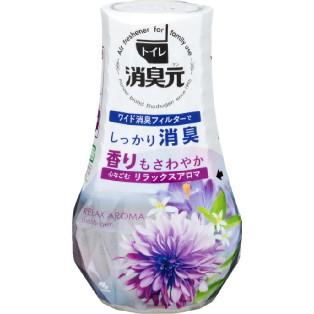 トイレの消臭元リラックスアロマの香り400ml ×1点 #hrm-4987072029701 芳香剤・消臭剤 トイレの消臭元リラックスアロマの香り400ml ×1点 #hrm-4987072029701 芳香剤・消臭剤