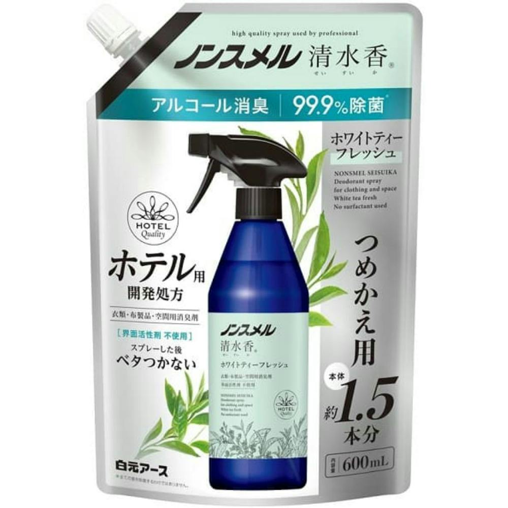 【12点まとめ買い】ノンスメル清水香 ＷＴＦ つめかえパウチ６００ml × 12点【送料込み】 ＃hrm-4902407014078