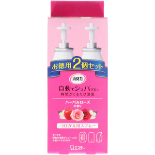 【16点まとめ買い】消臭力 自動でシュパッと つけかえ ハーバルローズの香り × 16点【送料込み】 #hrm-4901070126804