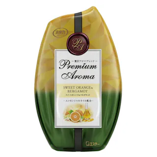 【18点まとめ買い】お部屋の消臭力 Premium Aroma 消臭芳香剤 部屋用 スイートオレンジ&ベルガモットの香り × 18点【送料込み】 #hrm-4901070124893