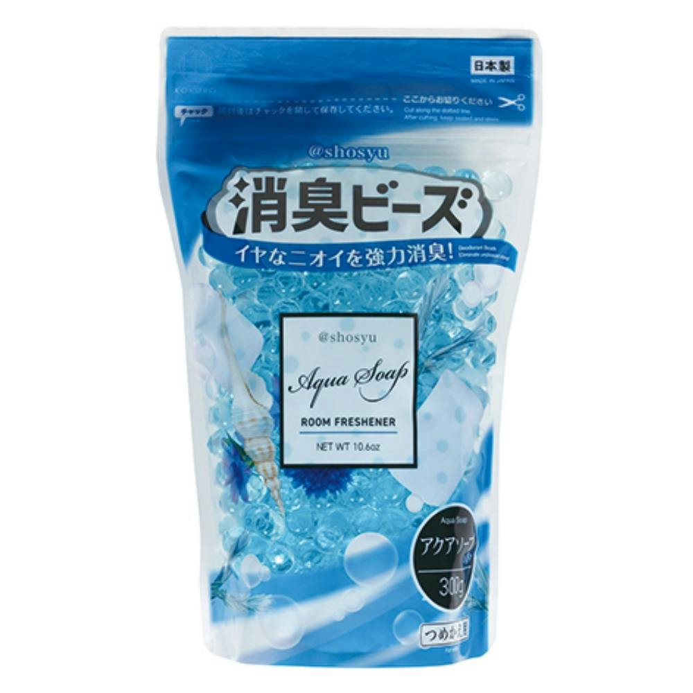 【12点まとめ買い】アットショウシュウ消臭ビーズ アクアソープ 詰め替え用 × 12点【送料込み】 ＃hrm-4956810239559