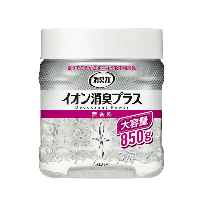 【6点まとめ買い】消臭力 クリアビーズ イオン消臭プラス 大容量 消臭剤 本体 無香料 × 6点【送料込み】 #hrm-4901070126941