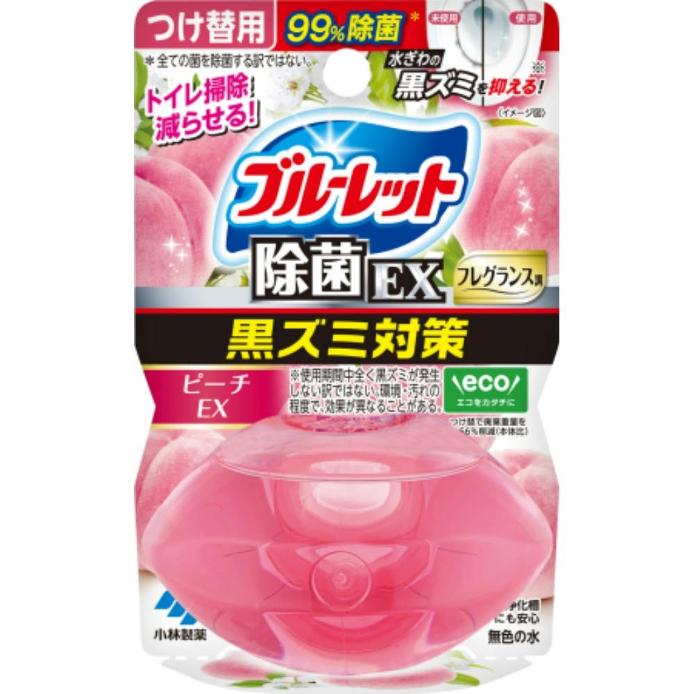 液体ブルーレットおくだけ除菌EXフレグランスつけ替用 ピーチEXの香り × 48点 hrm#4987072092781 芳香剤・消臭剤 液体ブルーレットおくだけ除菌EXフレグランスつけ替用 ピーチEXの香り × 48点 hrm#4987072092781 芳香剤・消臭剤