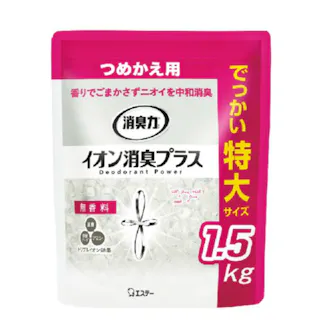 【6点まとめ買い】消臭力クリアビーズ イオン消臭プラス 特大 詰替 無香料 × 6点【送料込み】 #hrm-4901070128044