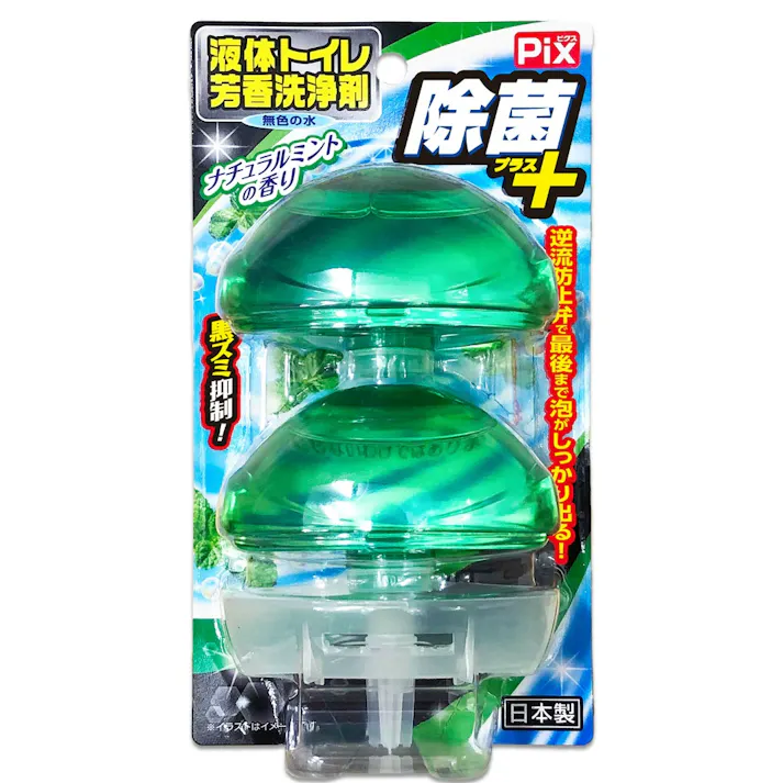 ピクス除菌プラス液体トイレ芳香洗浄剤ミント ×1点【送料込み】 #hrm-4900480226395