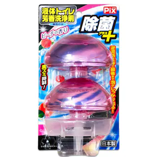 ピクス 除菌プラス 液体トイレ芳香洗浄剤 ピーチ 2個 ×1点【送料込み】 #hrm-4900480226821