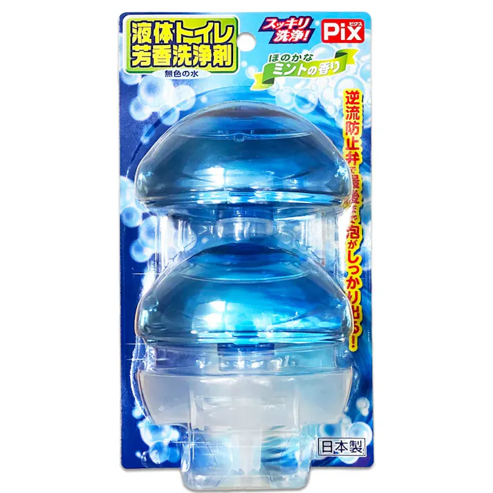 【6点まとめ買い】ピクス液体トイレ芳香洗浄剤本体2個ミントの香り × 6点【送料込み】 #hrm-4900480226357