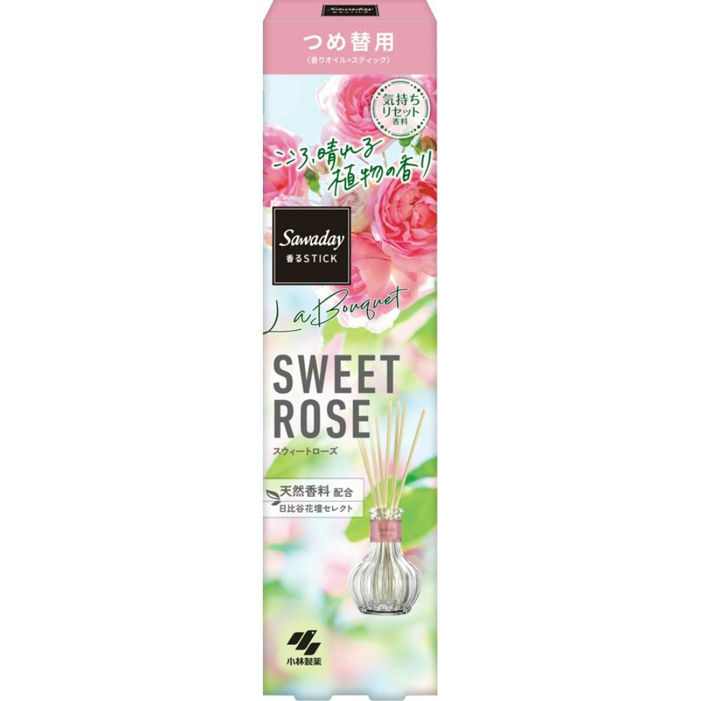 Ｓａｗａｄａｙ香るＳｔｉｃｋＬａＢｏｕｑｕｅｔつめ替用 スウィートローズ ×1点【送料込み】 ＃hrm-4987072094273