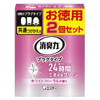 消臭力プラグタイプ つけかえ 2個セット ホワイトフローラルの香り ×1点【送料込み】 #hrm-4901070129584