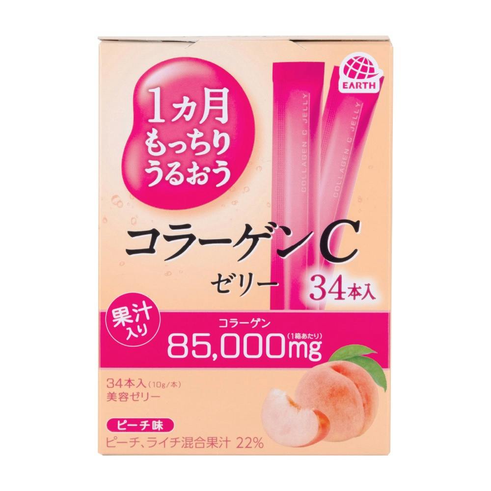 1カ月もっちりうるおうコラーゲンCゼリー ピーチ味 × 12点 hrm#4901080238115 栄養補助食品・機能性食品 1カ月もっちりうるおうコラーゲンCゼリー ピーチ味 × 12点 hrm#4901080238115 栄養補助食品・機能性食品