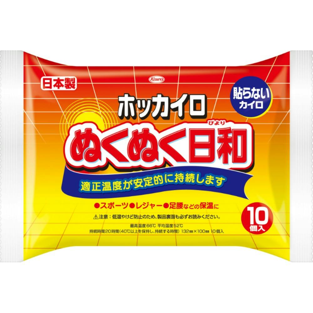 ホッカイロ ぬくぬく日和 貼らないレギュラー10個 × 24点 hrm#4987067829200 カイロ・湯たんぽ ホッカイロ ぬくぬく日和 貼らないレギュラー10個 × 24点 hrm#4987067829200 カイロ・湯たんぽ