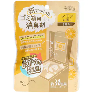 紙でつくったゴミ箱用消臭剤 レモンの香り ×1点【送料込み】 #hrm-4995860516913