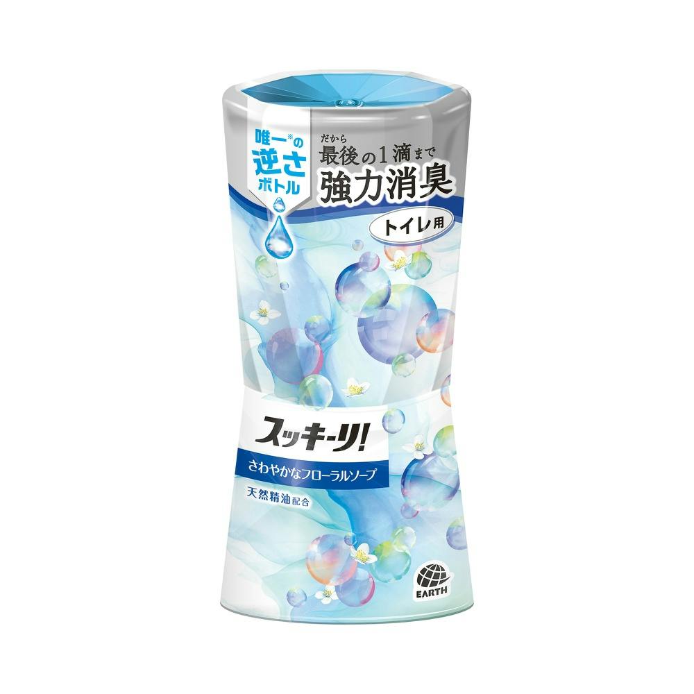 トイレのスッキーリ!フローラルソープ400ml × 16点 #hrm-4901080646910 芳香剤・消臭剤 トイレのスッキーリ!フローラルソープ400ml × 16点 #hrm-4901080646910 芳香剤・消臭剤