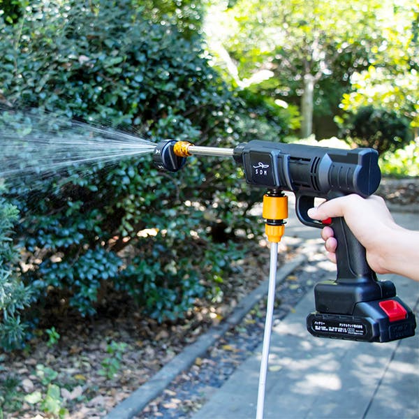 新型コードレス式 高圧洗浄機 プラス DL-221】 ちあふる TV通販で