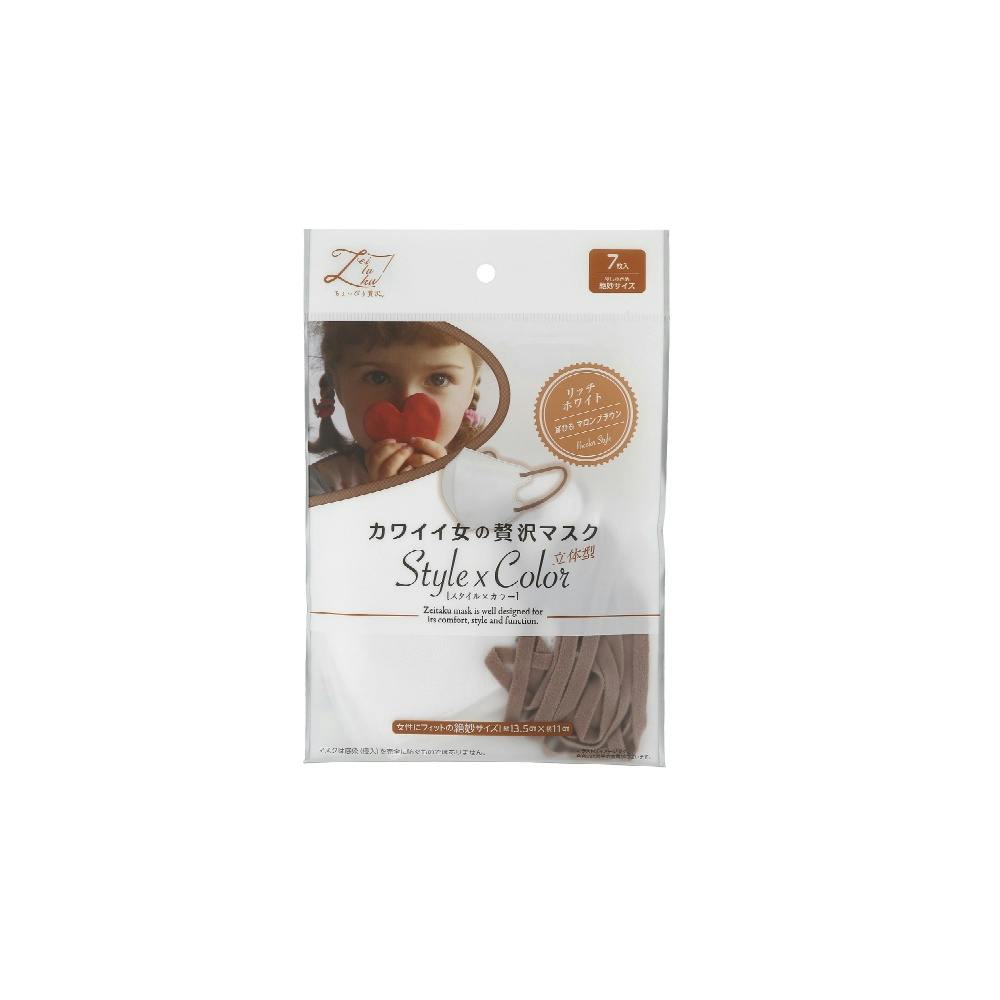 カワイイ女のぜい沢マスクSTYLEXCOLOR リッチホワイト ×1点 #hrm-4931839218419 マスク カワイイ女のぜい沢マスクSTYLEXCOLOR リッチホワイト ×1点 #hrm-4931839218419 マスク