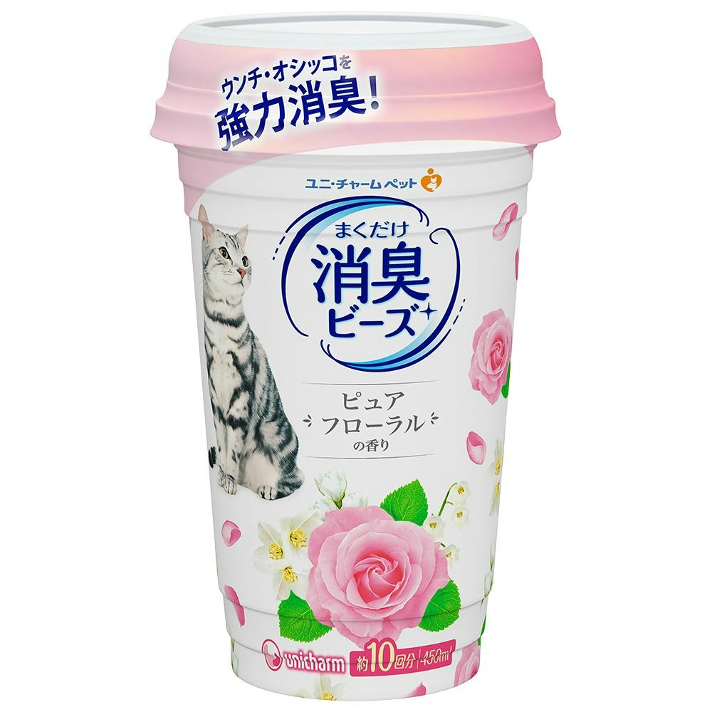 猫トイレまくだけ香り広がる消臭ビーズピュアフローラルの香り × 9点 #hrm-4520699694084 ペット用品(犬) 猫トイレまくだけ香り広がる消臭ビーズピュアフローラルの香り × 9点 #hrm-4520699694084 ペット用品(犬)