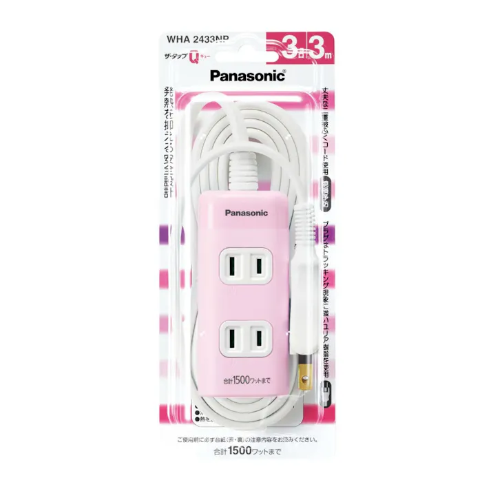 【10点まとめ買い】WHA2433NP ザ・タップQ ピンク 3M × 10点【送料込み】 #hrm-4549077306531