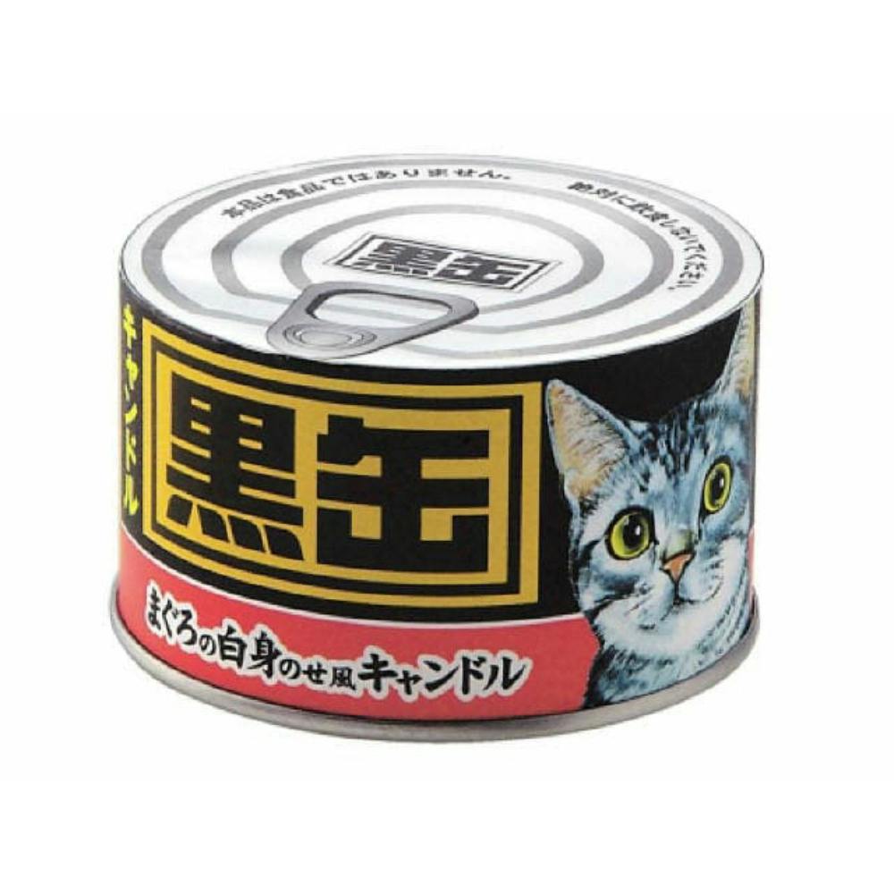 【6点まとめ買い】黒缶キャンドル × 6点【送料込み】 ＃hrm-4901435881294