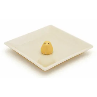 陶器香皿&ヒヨコ香立(アイボリー) ×1点【送料込み】 #hrm-4902125975293