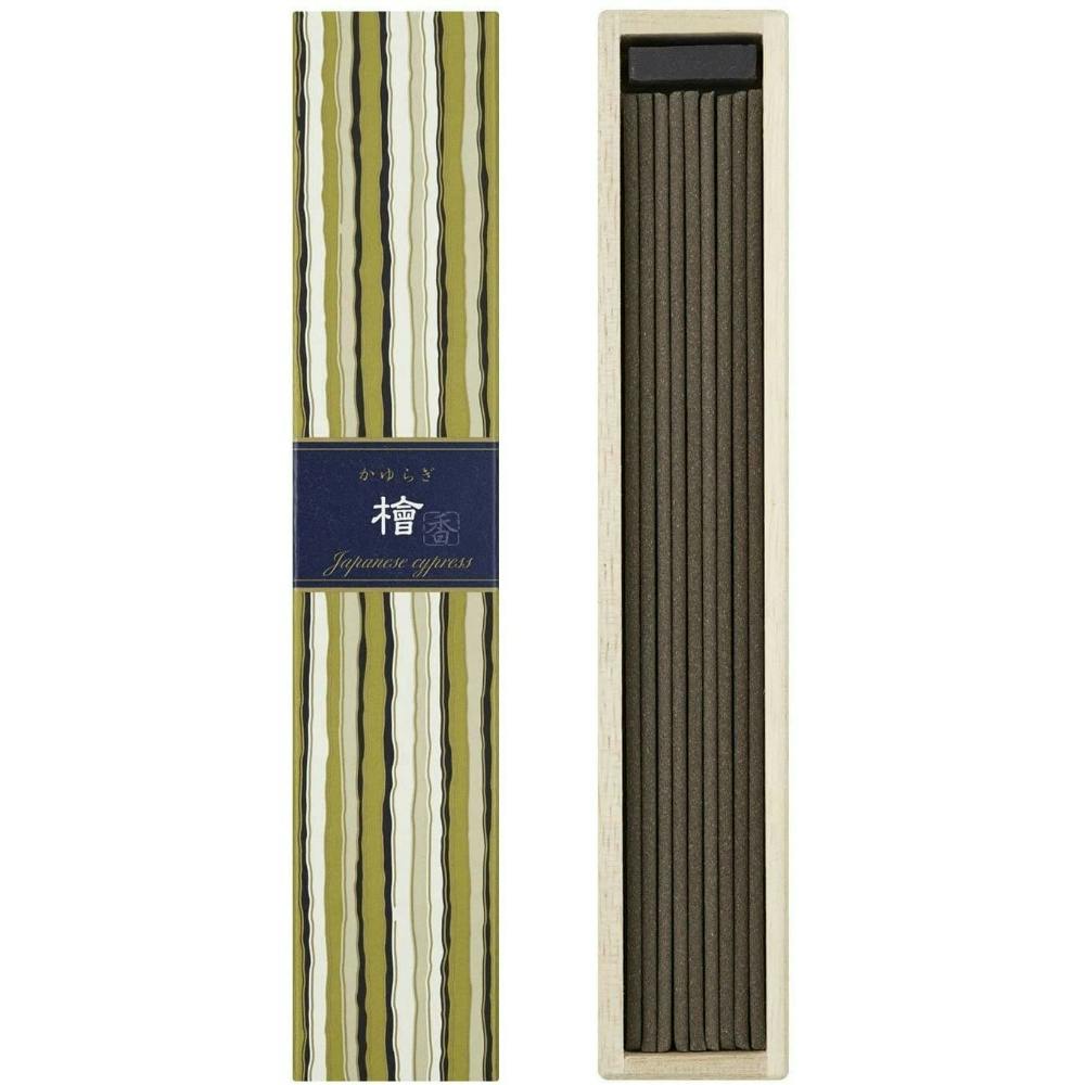 【6点まとめ買い】かゆらぎ 檜 スティック４０本入 香立付 × 6点【送料込み】 ＃hrm-4902125384590